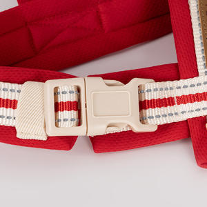 Premium Y-vormig hondenharnas, stijlvol rood gewatteerd ontwerp, ademend, ontsnappingsbestendig, verstelbaar voor kleine en middelgrote rassen, comfortabel - Product Image 5