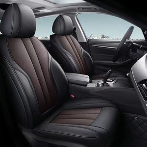 Coprisedili Auto Completi Personalizzati 2025 in Pelle PVC di Lusso, Universali 360 Gradi per Tutte le Stagioni, Neri, Coprisedili in Pelle di Lusso Tutto Incluso - Product Image 1