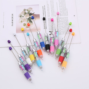 Prix usine mode haute qualité à la mode quatre couleurs stylo perlé bricolage stylo cadeaux promotionnels - Product Image 1