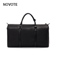 Sac de voyage en cuir PU tendance automne-hiver 2025, motif géométrique, fermeture éclair, portable, haut de gamme, pour week-end