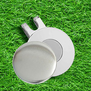 Benutzer definierte Golfhüte Knopf Abzeichen Magnet kugel Marker mit Metall Hut Clip - Product Image 4