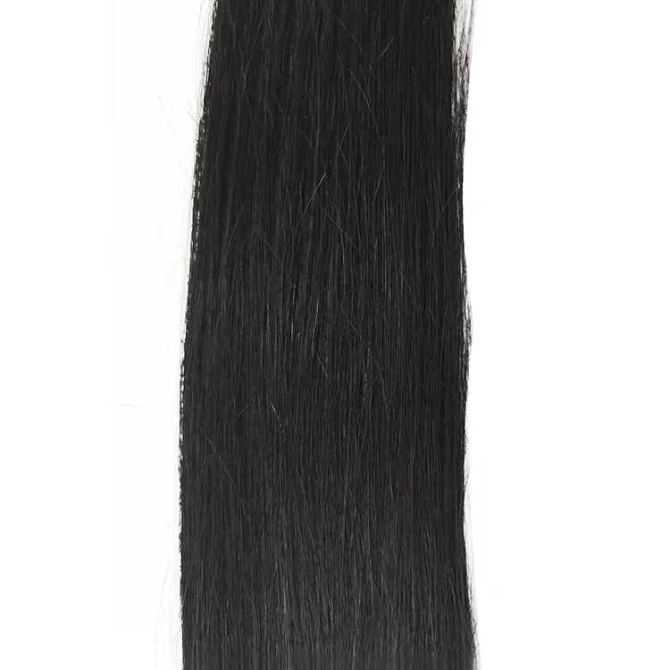 Extensions de cheveux en stock tapa in humain 18 pouces remy couleur noire cheveux pour femme