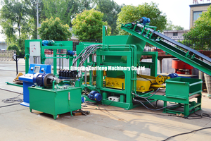 qt 4-16 Fly Ash <strong>Bricks</strong> Side Blocks Making <strong>Machine</strong> <strong>Advanced</strong> Concrete Block Making <strong>Machine</strong> Price in Liberia Tanzania South Africa - Product Image 3