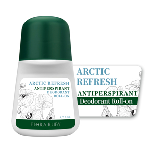 Anti-transpirant Roll-On Clean Control FLORA RUBY Formule Hypoallergénique |   Protection longue durée contre les odeurs - Product Image 1