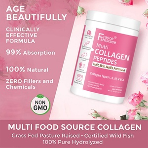 301g de Péptidos de Colágeno Múltiple con Extractos Vegetales, Suplemento Mejorado para Mujeres y Hombres, Polvo de Péptidos de Colágeno Múltiple - Product Image 6