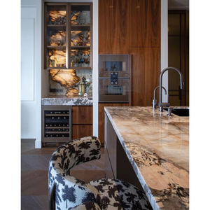 Piani Cucina di Lusso in Quarzite Brasiliana Pandora, Top per Vanità, Piani per Tavoli, Pietra Naturale Traslucida per Isole - Product Image 6