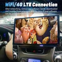 Layar 13.3 Inci 2K Android 14 256GB Pemutar Video Multimedia Mobil Untuk Hyundai Tucson 2013 2014 2015 Ix35 Navigasi GPS Carplay