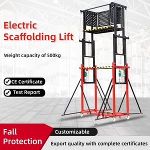 Chỉ xuất khẩu wuqiao 12M Dây Thép dây di động Nâng Nền tảng giàn giáo điện nâng công suất 0.5 tấn điều khiển từ xa đôi - Product Image 3