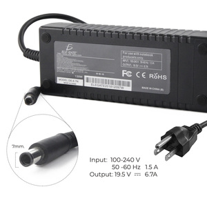 อะแดปเตอร์แปลงไฟสำหรับแล็ปท็อป Ele-Gate 130W 20V 6.7A 7.4x5.0 มม. สำหรับเครื่องชาร์จโน้ตบุ๊ก DELL - Product Image 4