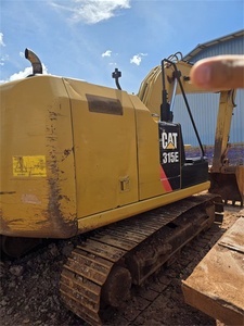 Excavatrice sur chenilles Caterpillar 315E d'occasion, faible nombre d'heures, débit de pompe de 276 L/min pour le terrassement et l'aménagement paysager - Product Image 2