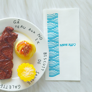 1/8 Gấp 40*40Cm 2-3 Ply Trinh Gỗ Bột Giấy Lá Và Màu Lá Gói Phong Cách Cho Bữa Ăn Tối Sử Dụng - Product Image 1