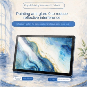 Película Protectora para Pantalla <span class=keywords><strong>Kamvas</strong></span> <span class=keywords><strong>22</strong></span> Gen3 y Pro27 Gen3, Anti-reflejos, Anti-huellas, Texturizada, Ideal para Dibujar y Escribir - Product Image 2