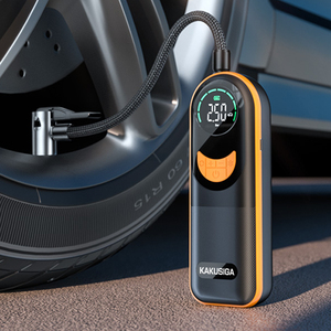 Compresseur d'air portable sans fil Kakusiga 10 bars avec manomètre numérique pour gonflage de pneus de voiture - Product Image 4
