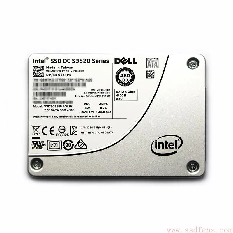 Wholesale Original Internal Dell SSD 3.84TB 1.92TB 960GB 7.68TB 15.36TB 240GB 12G 2.5'' SAS SATA 480gb 500gb Ssd
