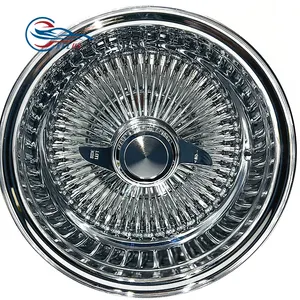 Lowrider 13x7 обратная 100, прямые кружевные спицы, хромированные проволочные диски, кованые колеса, зенитное проволочное колесо