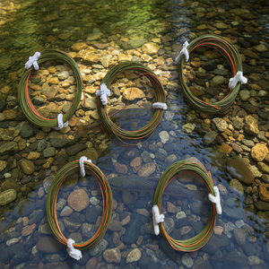 Línea de Pesca con Mosca de PVC Nymph WF2/3/4/5/6F de 100 pies, de Alta Resistencia y Peso Concentrado, con Anilla Soldada para Lago, Río y Arroyo - Product Image 2