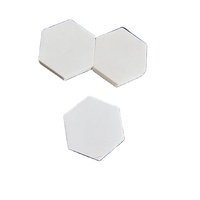 Tuile de revêtement en céramique d'alumine hexagonale résistante à l'usure à 92%, tablette hexagonale