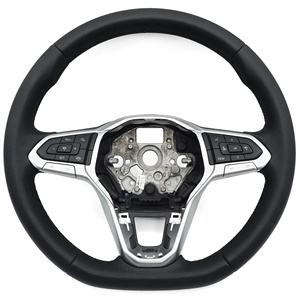 Volante de Cuero Directamente de Fábrica para Volkswagen VW <span class=keywords><strong>Golf</strong></span> Mark <span class=keywords><strong>8</strong></span> R MK8 GTI 8R GTD <span class=keywords><strong>GTE</strong></span> R8 TSI - Product Image 1