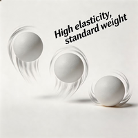 Balles de tennis de table blanches en ABS sans couture de 40 mm, qualité compétition durable, utilisation du logo du client, OEM blanc