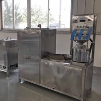 Presse à tofu automatique |   Machine à extraire le lait de soja |   Machine commerciale de fabrication de tofu avec composants PLC, 220V 0.5kW pour l'industrie alimentaire