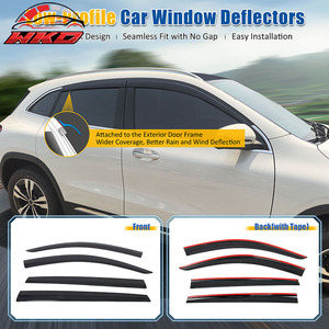 Viseras para Ventanas de Perfil Bajo con Adhesivo para Acura MDX 22-25, Deflectores de Sol y Lluvia - Product Image 3
