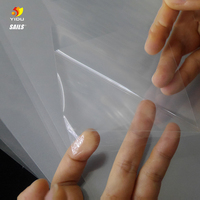 Film de plastification à froid YIDU A4 PET haute transparence, feuilles de plastification autocollantes brillantes, sans machine nécessaire