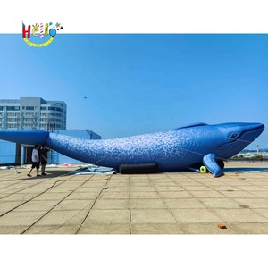 <span class=keywords><strong>Acuario</strong></span> Club Océano Decoración Inflable Animales Marinos Juguete Gigante Inflable Ballena Azul - Product Image 4