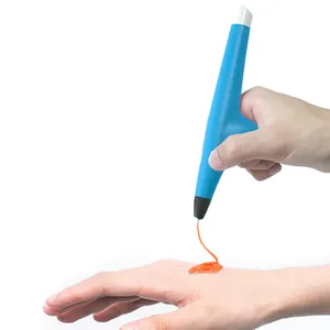 Nuovi arrivi 0.7mm ugello intelligente professionale 3d penna da stampa con filamento per il disegno dei bambini