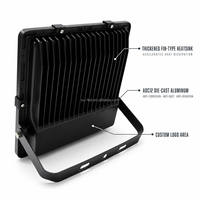 Projecteur LED carré IP66 200W, lumière du jour 5000K, pour aéroports, grands parkings, façades de bâtiments, cours industrielles, zones de travail