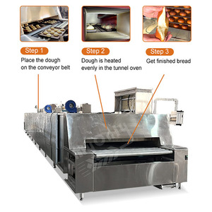 <strong>Industrial</strong> Conveyor Belt Oven Bakery <strong>Pizza</strong> Gas Tunnel Oven for Biscuits - Product Image 2