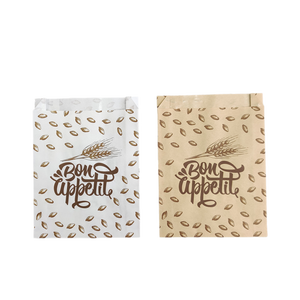 Bolsa de Papel Kraft Antigrasa para Panadería, Pan, Donuts y Snacks, Sin Asa, Precio Mayorista, Venta Caliente 2024 - Product Image 2