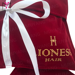 Bolsa de terciopelo de lujo MUYANG 2026, gran venta, con cinta personalizable en varios colores - Product Image 6