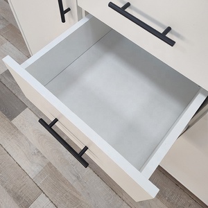 Armario de madera blanco barato, <span class=keywords><strong>4</strong></span> <span class=keywords><strong>cajones</strong></span>, 2 puertas, cajón de almacenamiento - Product Image 4