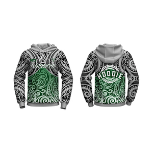 Sweat à capuche à motifs maoris de haute qualité, sweat à capuche avec poche imprimée par sublimation, sweat à capuche pour <span class=keywords><strong>homme</strong></span>, tatouage de Polynésie - Product Image 3