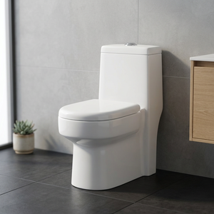 Inodoros de Porcelana de Marca Premium, Artículos Sanitarios para Baño, Inodoro de Cerámica Moderno de Una Pieza - Product Image 3