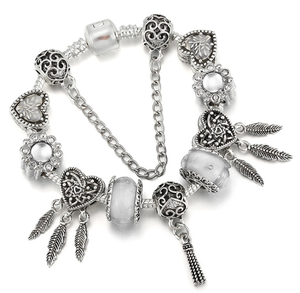 Coeur <span class=keywords><strong>attrape</strong></span>-rêves bracelet gland bricolage <span class=keywords><strong>arbre</strong></span> <span class=keywords><strong>de</strong></span> <span class=keywords><strong>vie</strong></span> bracelet <span class=keywords><strong>de</strong></span> pierres précieuses - Product Image 3