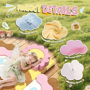 Structure de jeu souple pour bébés avec mousse haute densité, jouet d'intégration sensorielle intérieur, forme géométrique, unisexe - Product Image 2