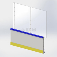 Feuille de plastique écologique en polyéthylène haute densité patinoire synthétique Dasher Board