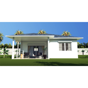 Acciaio e vetro prefabbricati in legno e cemento case per le vendite - Product Image 3