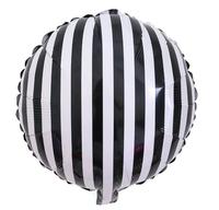 Ballon en feuille de 40 pouces sur le thème des voitures de course noires avec des lignes blanches pour les décorations de fête d'anniversaire de garçon et de fille, Noël, Pâques