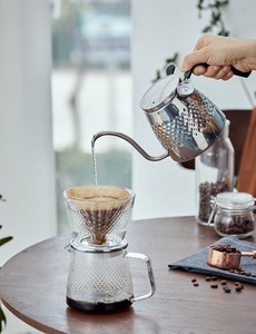 Filtres à café et ensemble de serveur verser sur cafetière 4 tasses <span class=keywords><strong>carafe</strong></span> en verre borosilicate cafetière à infusion froide - Product Image 6