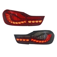 Pour BMW Série 4 F32 F36 2013-2020, ensemble de feux arrière LED dynamiques séquentiels OLED style GTS à effet écaille de dragon, mise à niveau des feux arrière