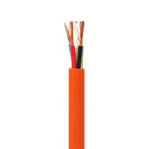 Câble circulaire en PVC 2C + E & 3C + E, 600/1000V, approuvé, fabrication numérique, en orange, pour norme australie