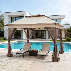 Toldo de Jardín, Carpa para Eventos, Toldo Metálico, Toldo con Techo Rígido, Carpas de Jardín para Uso Ocasional, Prieeltjes - Product Image 1