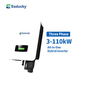 Convertisseur solaire MPPT à onde sinusoïdale pure 6KW 50Hz Double sortie 110V/220V Haute efficacité 97,6% ESSLUCKY - Product Image 1