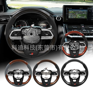 Carbon Fiber Steering <b>Wheel</b> 3 <b>Spokes</b> Racing Style For Toyota LC300 LC200 2010-2022 - Product Image 2