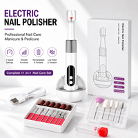 Perceuse à ongles électrique rechargeable, kit de polissage professionnel pour ongles, machine portable pour manucure et pédicure, pour ongles en gel et en acrylique