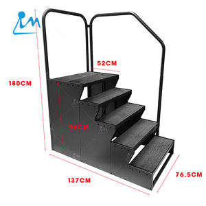 Immer Modern Design Marches universelles <span class=keywords><strong>de</strong></span> spa à 5 niveaux Installation facile Garantie <span class=keywords><strong>de</strong></span> 2 ans Matériau en aluminium <span class=keywords><strong>pour</strong></span> l'extérieur Utilisation extérieure - Product Image 2