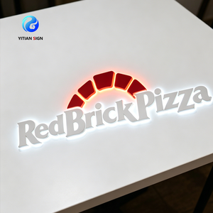 <span class=keywords><strong>Lettere</strong></span> 3D Illuminate Retroilluminate su Misura <span class=keywords><strong>di</strong></span> Grado Commerciale Resistenti alle Intemperie per Fabbriche e Università - Product Image 1
