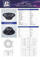 Haut-parleur professionnel actif de 15 pouces en ferrite avec bobine vocale de 4 pouces, 800 W, impédance de 8 ohms, son surround pour utilisation sur scène